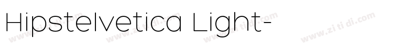 Hipstelvetica Light字体转换